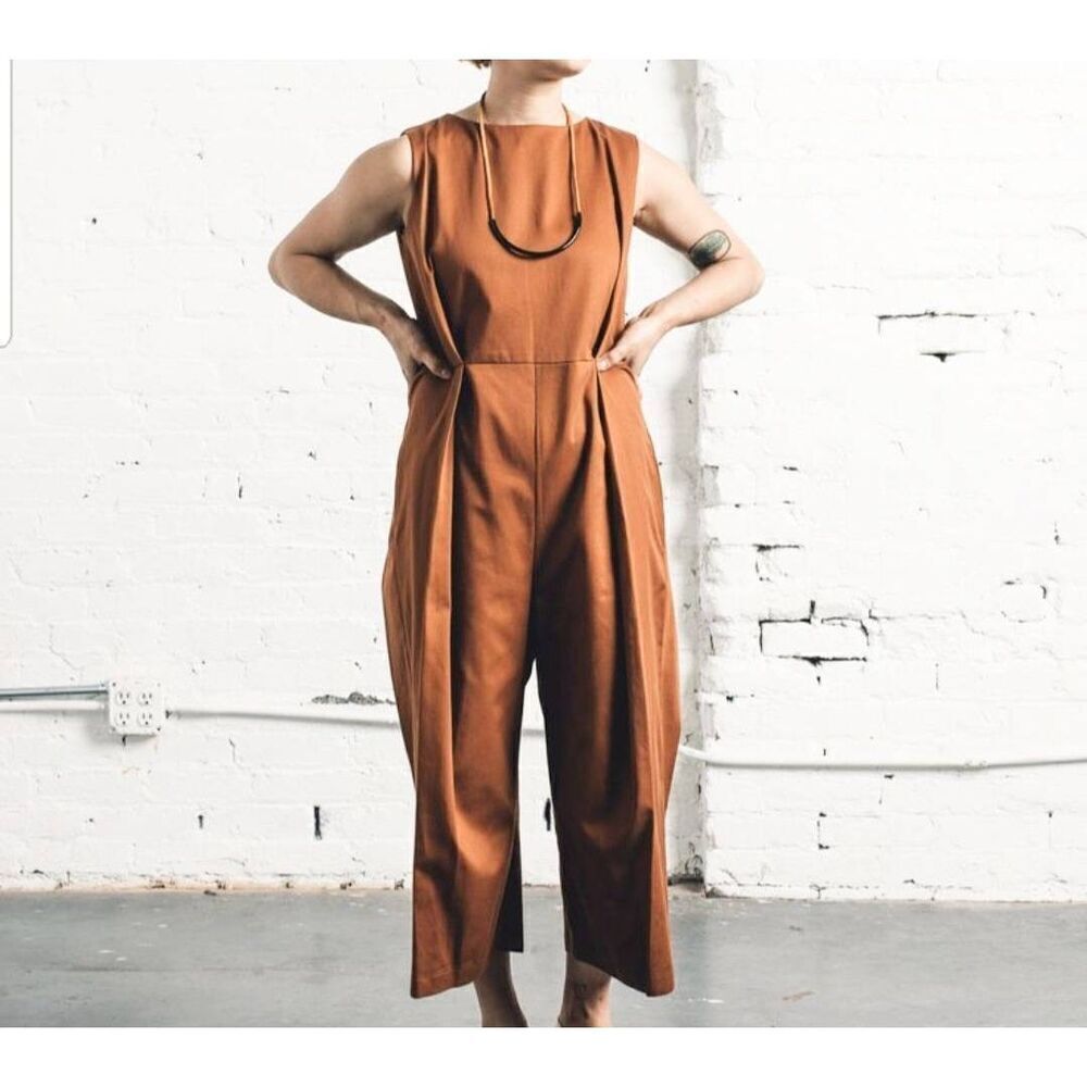 Walcott : Takemoto Bushi brown jumpsuit sz XS